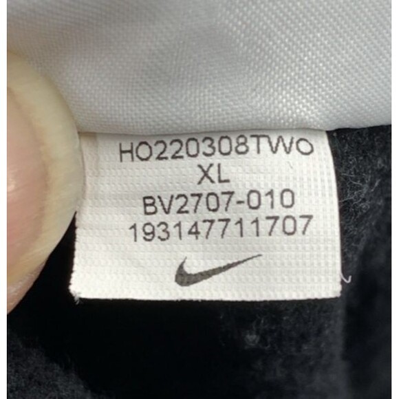 Nike Club Fleece Sportswear Jogger Sweatpants Men's Drawstring Black Size XL - Picture 9 of 14